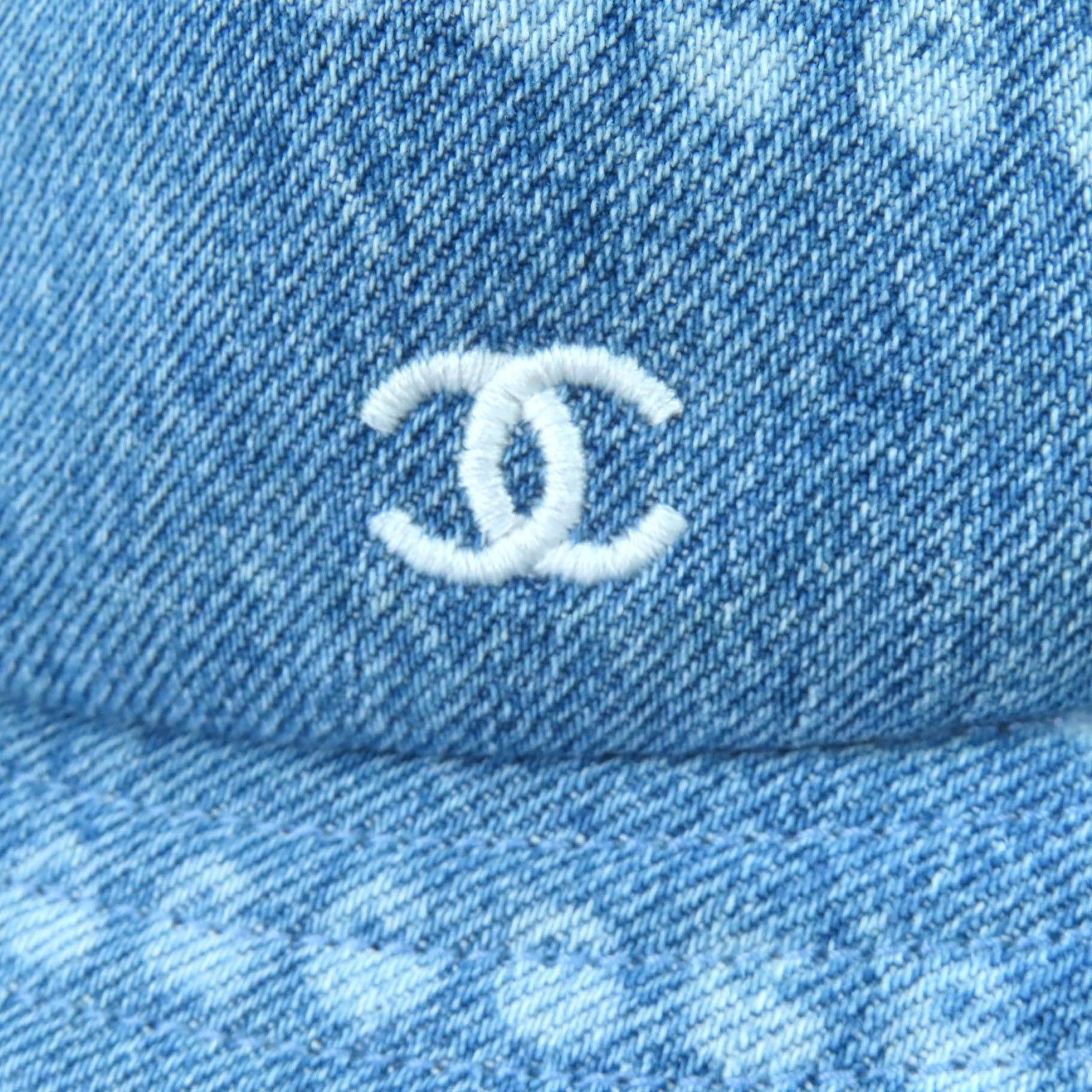 極美品△CHANEL シャネル 25P コットン100％ ココマーク パール 