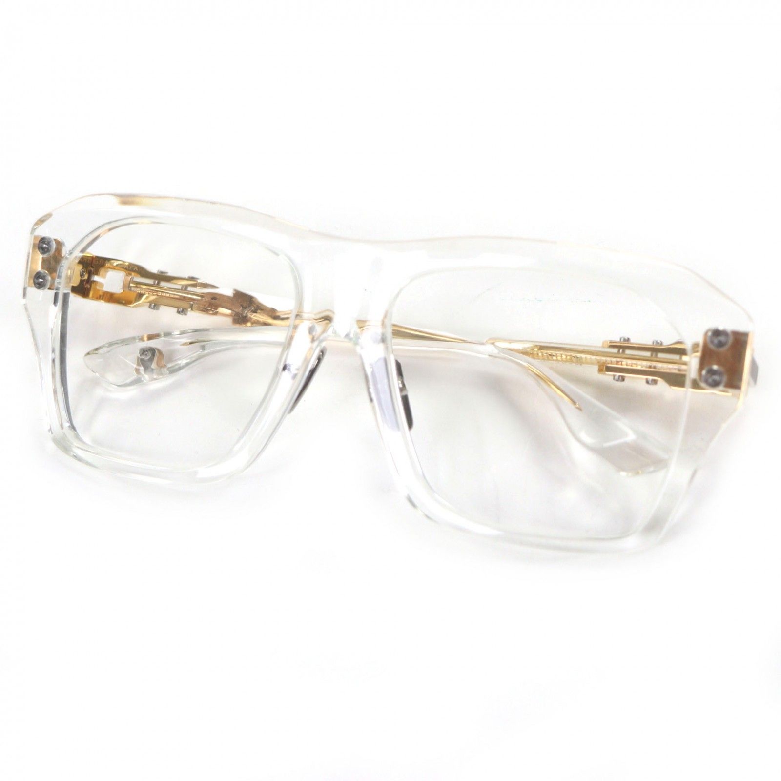 極美品▽DITA ディータ DTS417 GRAND-APX スクエア メガネ 眼鏡 アイ 
