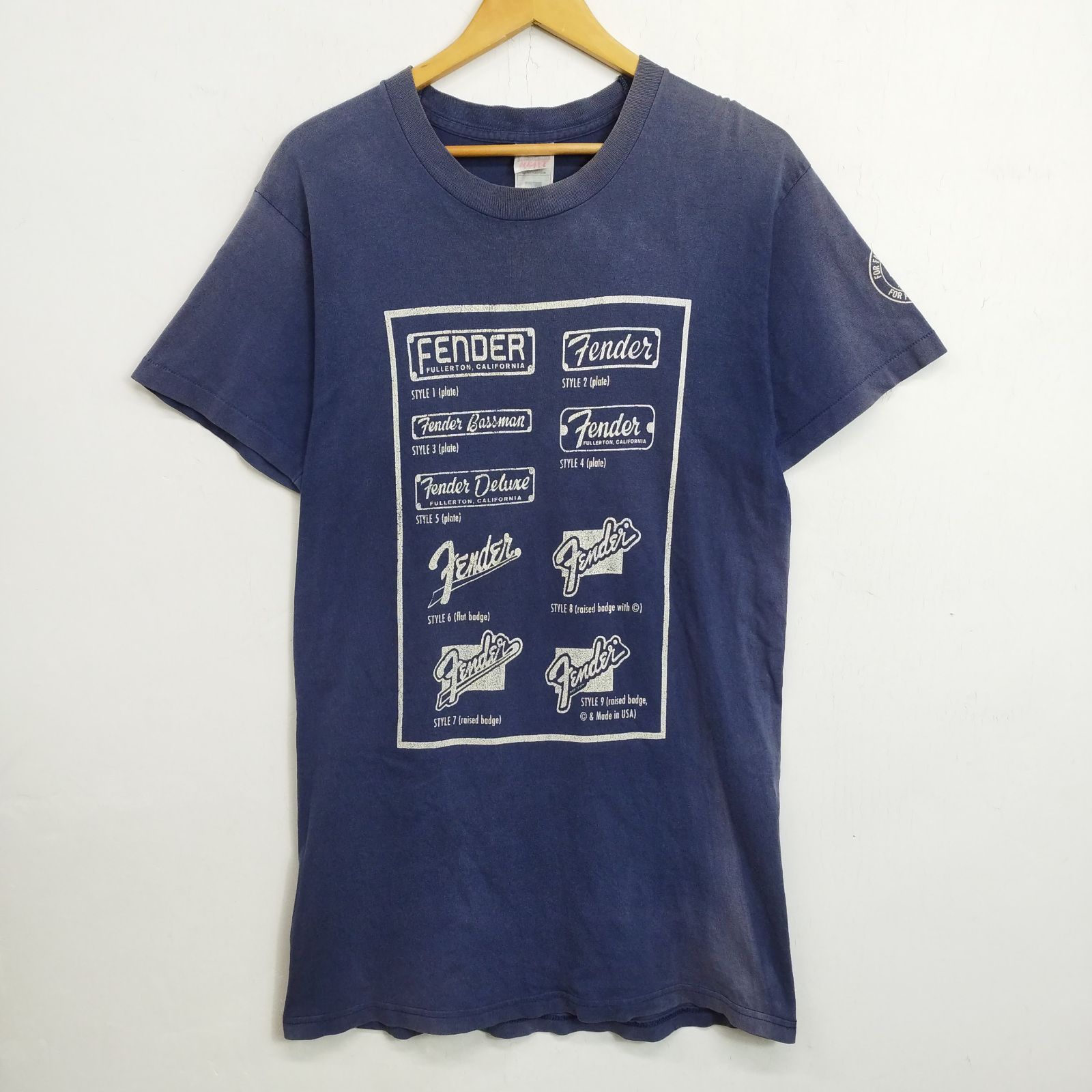 超希少 90s FENDER Tシャツ 歴代ロゴ グラフィック USA製 VINTAGE 