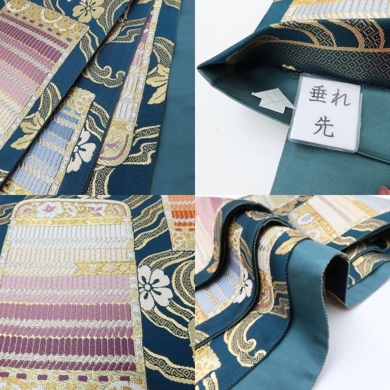 tomihisa 新品 鎧縅 着物 正絹“雅を織りなして晴れの日を祝う鎧縅”袋帯