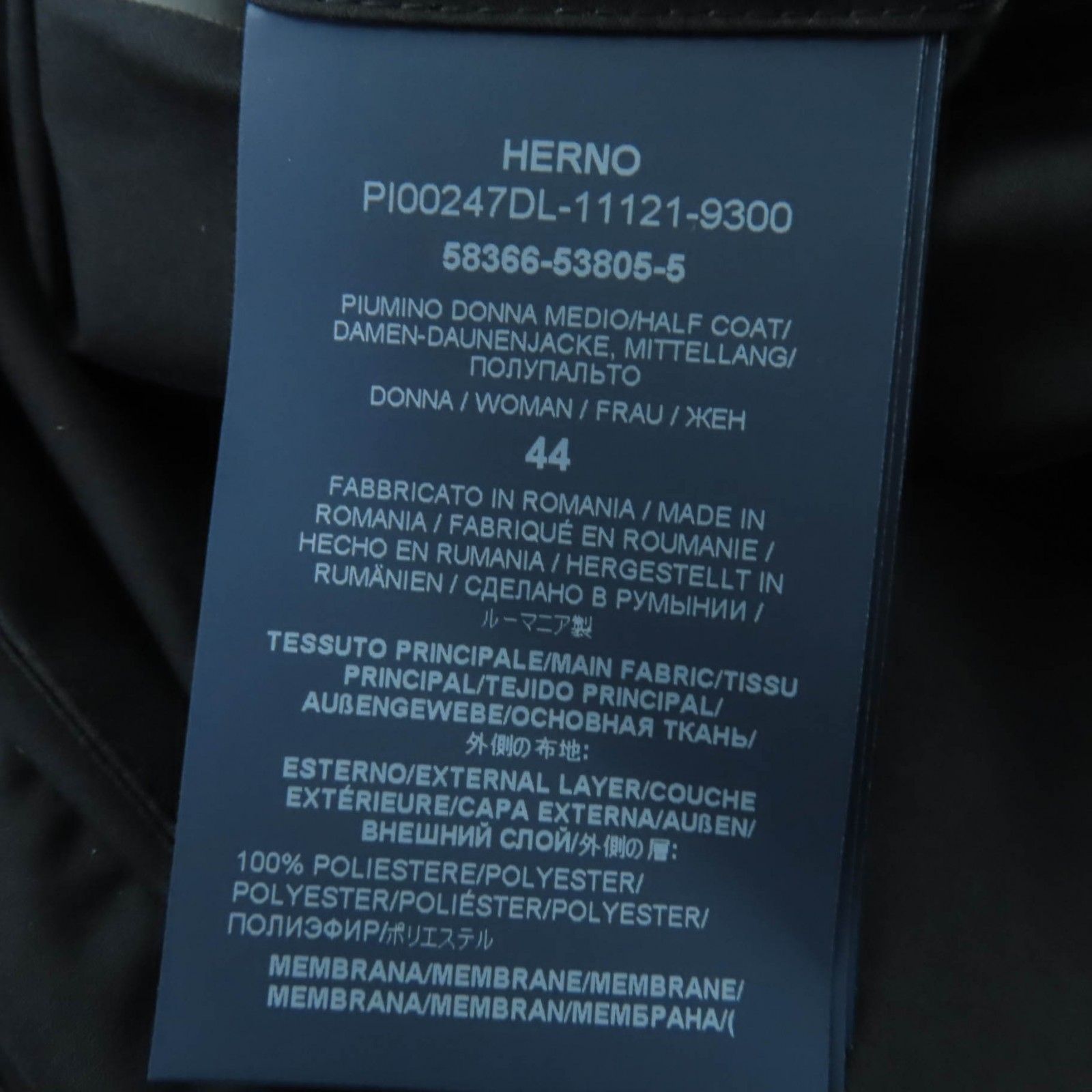 極美品☆Herno ヘルノ 2022年製 PI00247DL Laminar GORE-TEX オーバー 