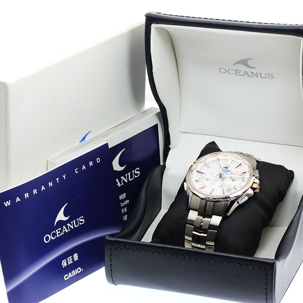 カシオ CASIO OCW-S3400E-7AJF オシアナス マンタ デイデイト ソーラー