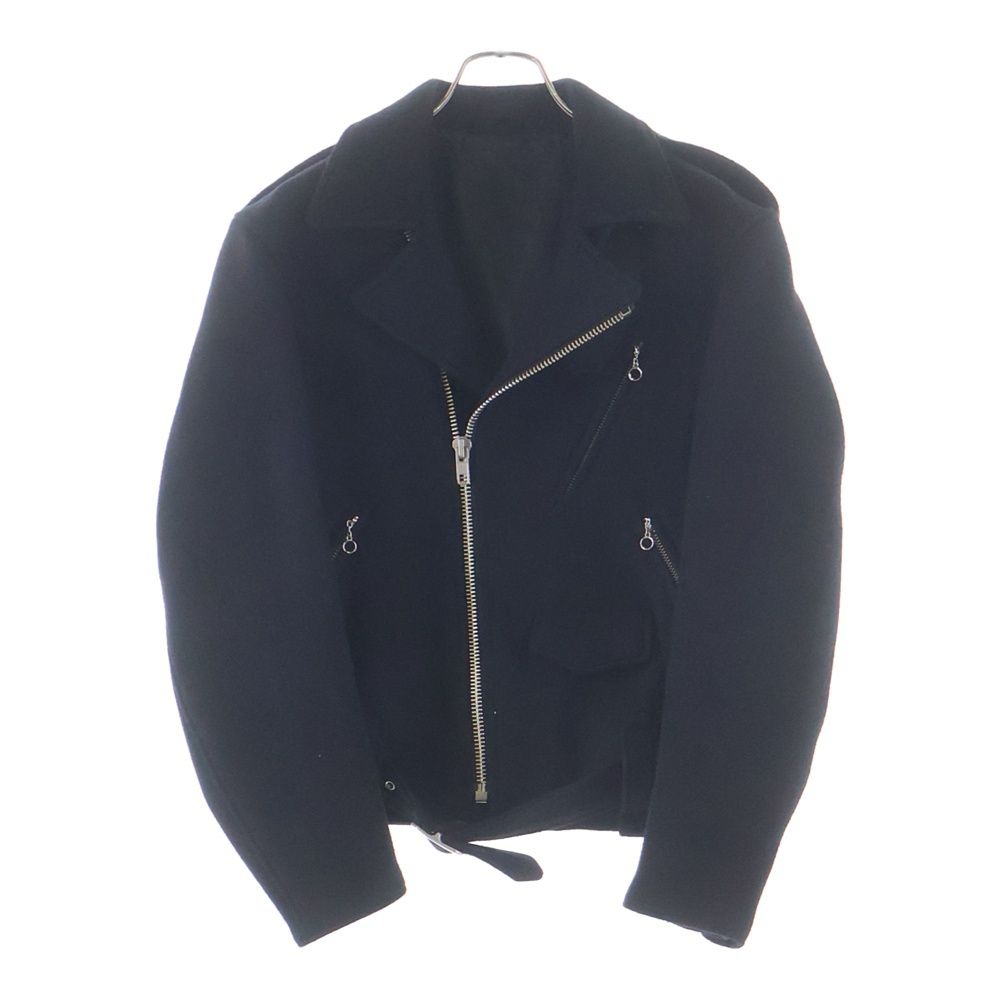 ヨウジヤマモトプールオム シングルライダースジャケット Yohji Yamamoto POUR HOMME (ヨウジヤマモト プールオム) 03AW ウール