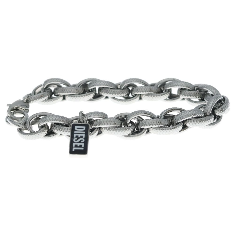 DIESEL (ディーゼル) チェーンブレスレット シルバー DX1514040 【公式