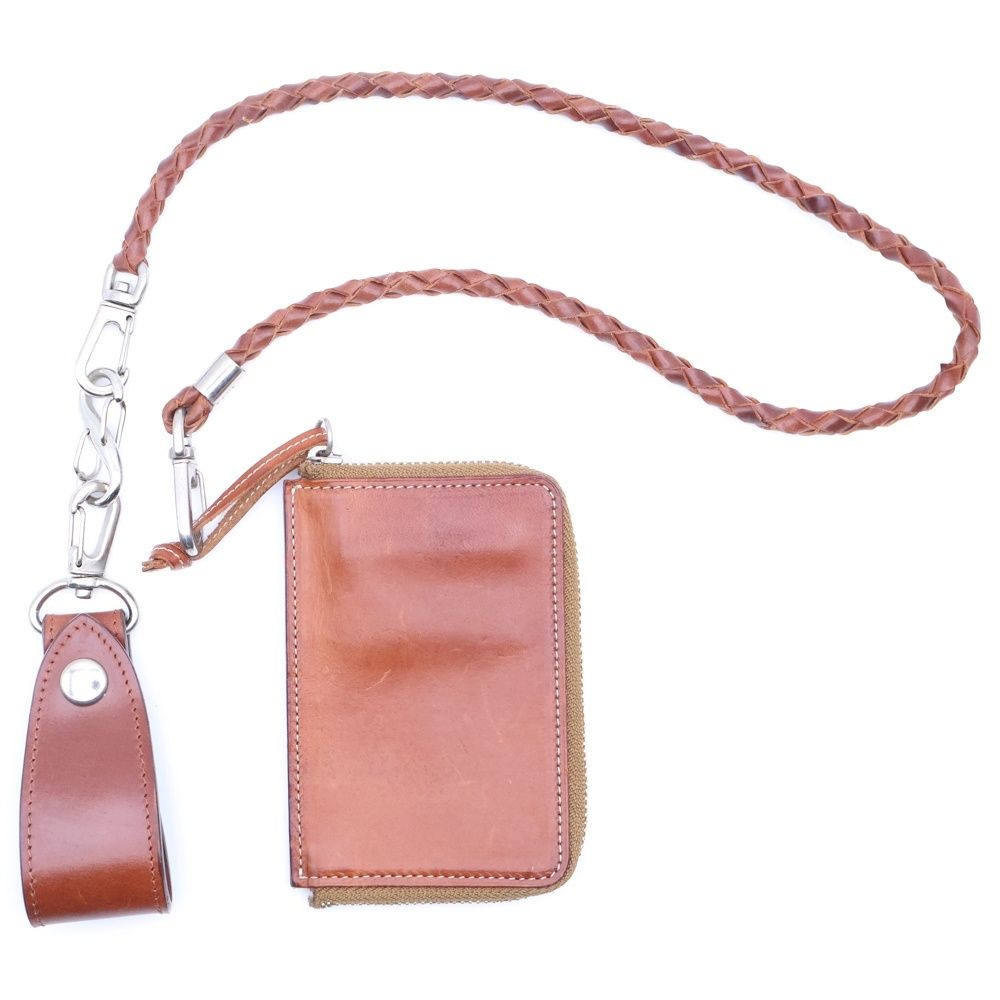 Y's for men ワイズフォーメン レザー ウォレット ウォレットチェーン ブラウン MY-A08-715 Y's for men (ワイズフォーメン) レザー ウォレット ウォレット
