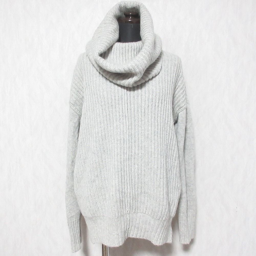 良品 forte forte フォルテフォルテ オフタートルネック カシミヤ100％ ニット セーター 1 グレー レディース 古着 中古 USED 良品 forte forte フォルテフォルテ オフタートルネック カシミヤ100