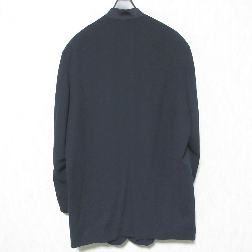 【まるこ 】Lisière No Collar Relax Jacket 美品 24SS Lisiere リジェール No Collar Relax Jacket ノーカラー