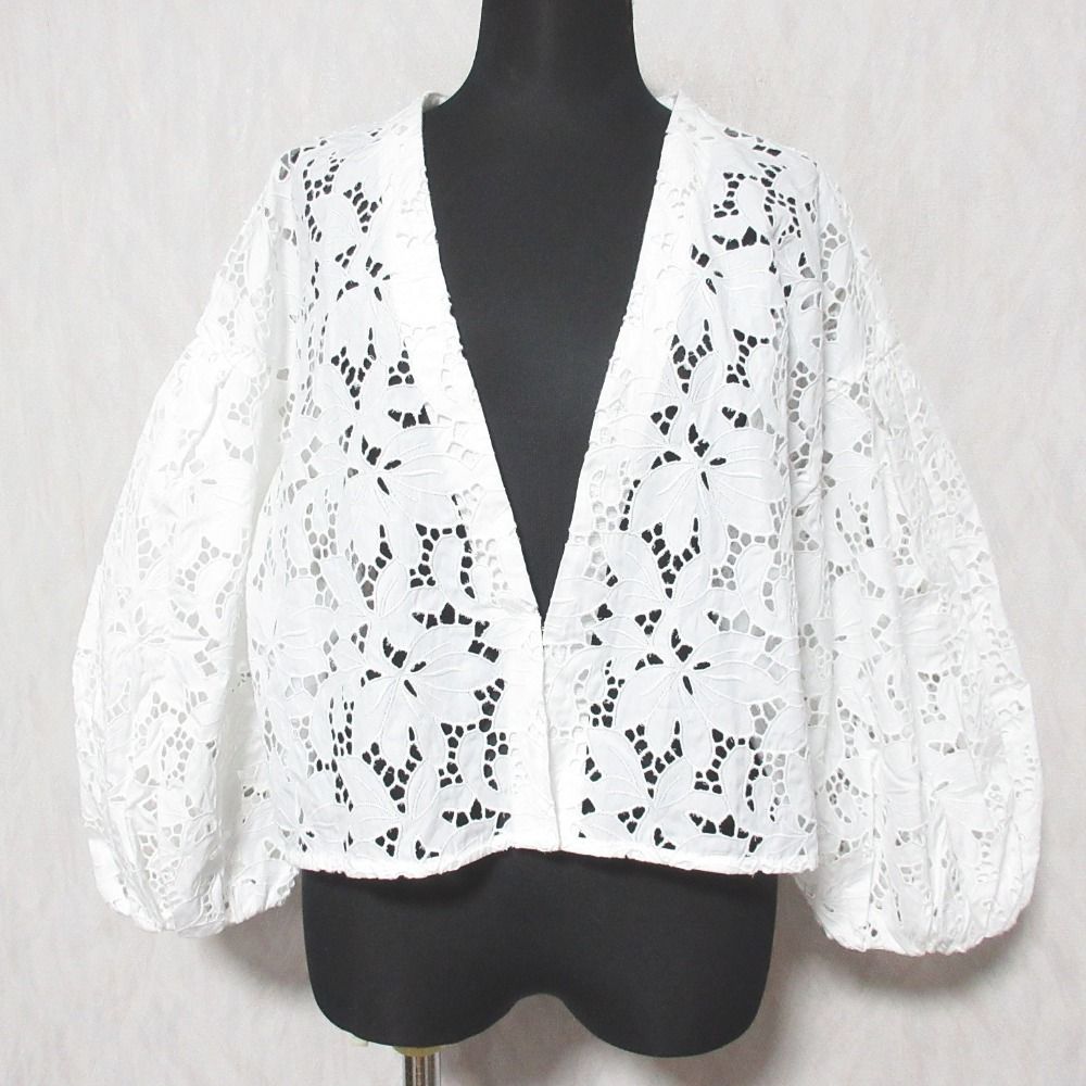 未使用 24SS TICCA ティッカ フラワーレース ジャケット 0241401112