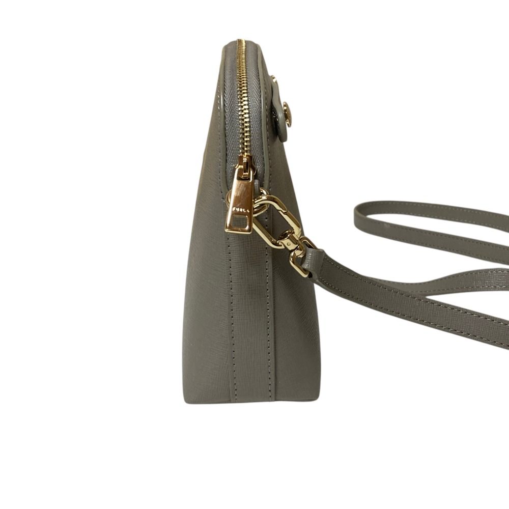 新品同様 FURLA フルラ パイパー レザー ショルダーバッグ グレージュ レディース 古着 中古 USED 1240101665885_1.jpg
