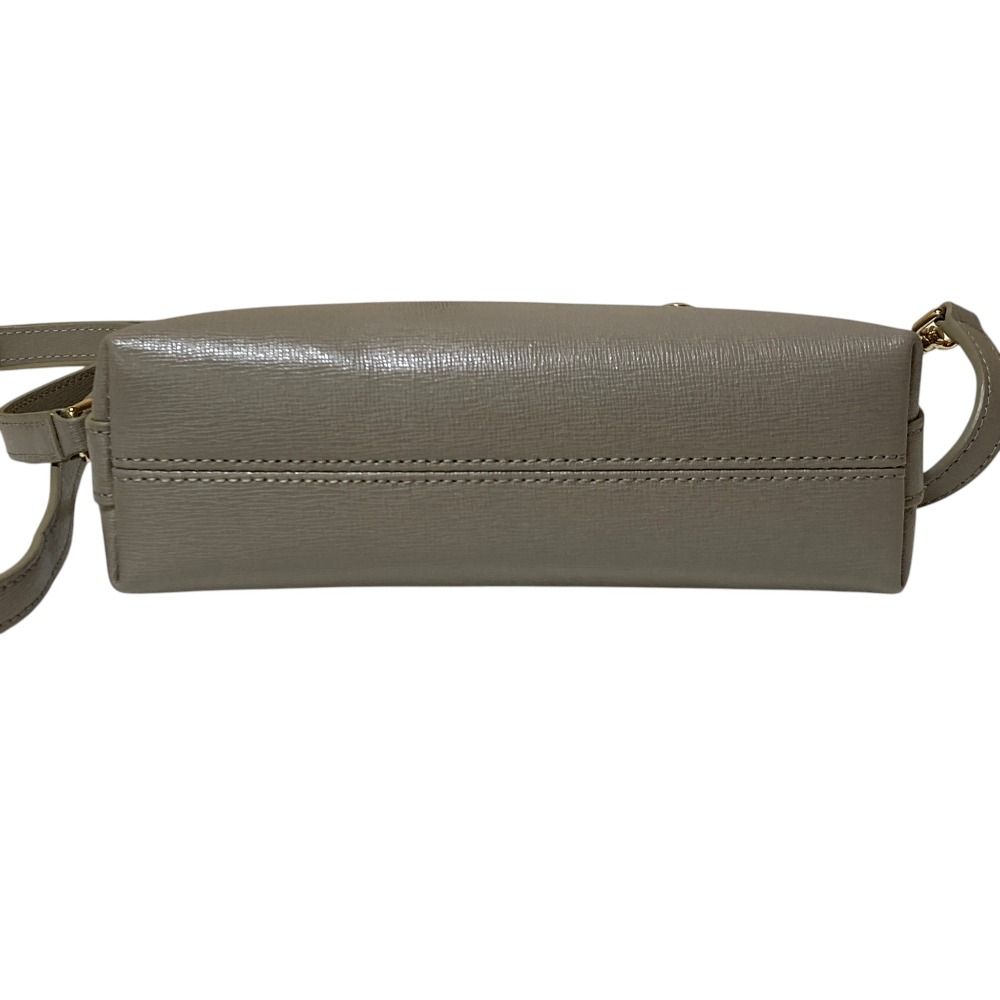 新品同様 FURLA フルラ パイパー レザー ショルダーバッグ グレージュ レディース 古着 中古 USED 新品同様 FURLA フルラ パイパー レザー ショルダーバッグ グレージュ