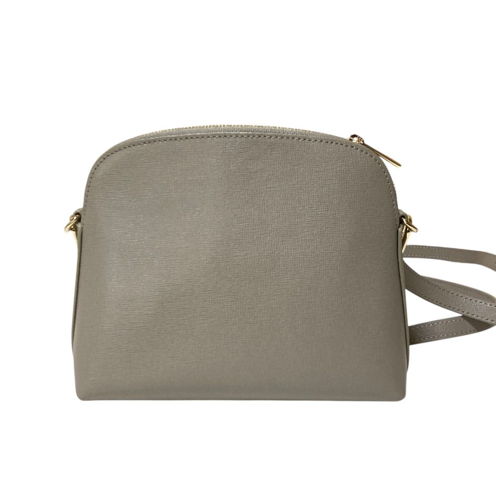 新品同様 FURLA フルラ パイパー レザー ショルダーバッグ グレージュ レディース 古着 中古 USED 新品同様 FURLA フルラ パイパー レザー ショルダーバッグ グレージュ