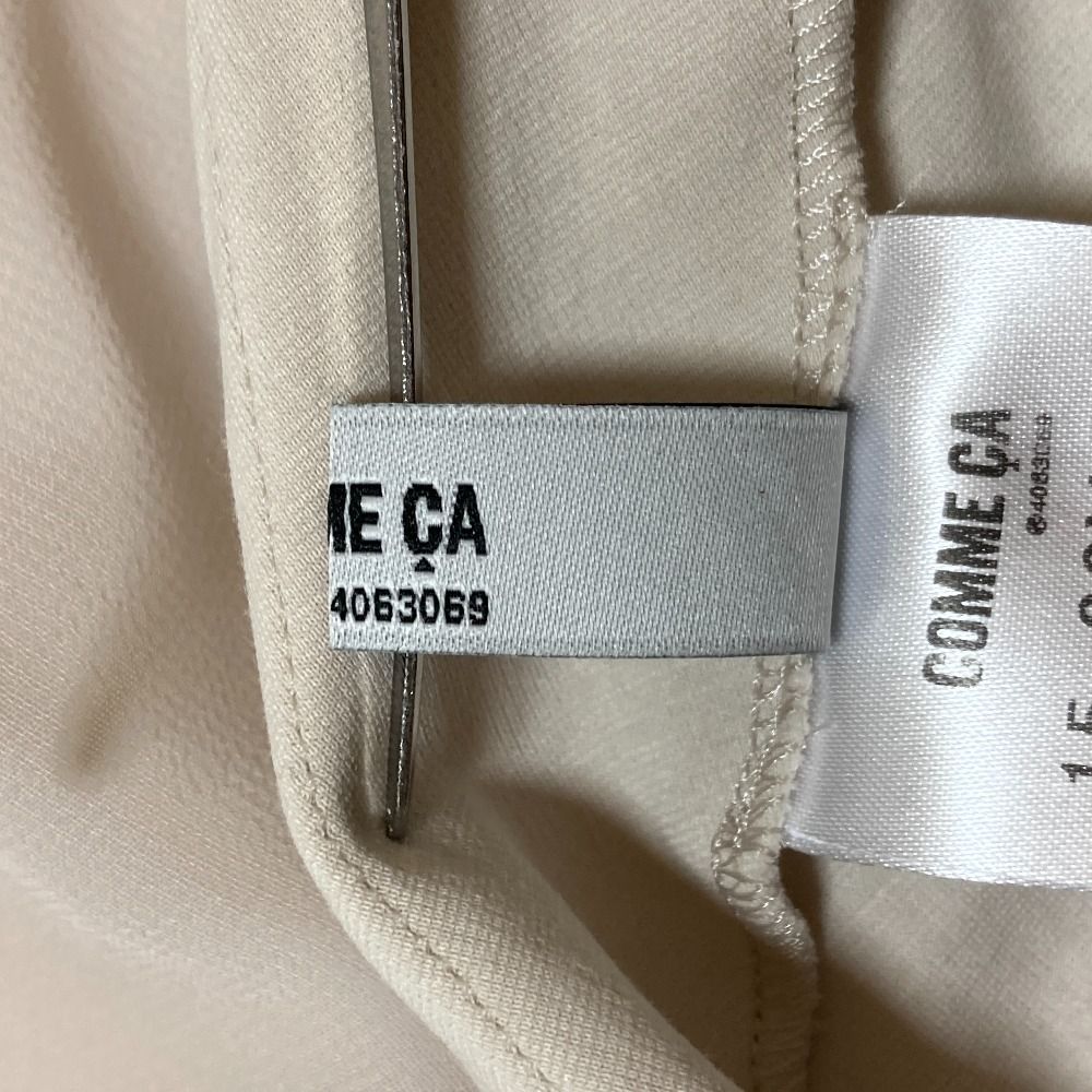 25SS コムサ COMME CA TCポンチ ジレ サイズ9 ベージュ  レディース 古着 中古 USED 25SS コムサ COMME CA TCポンチ ジレ サイズ9 ベージュ レディース
