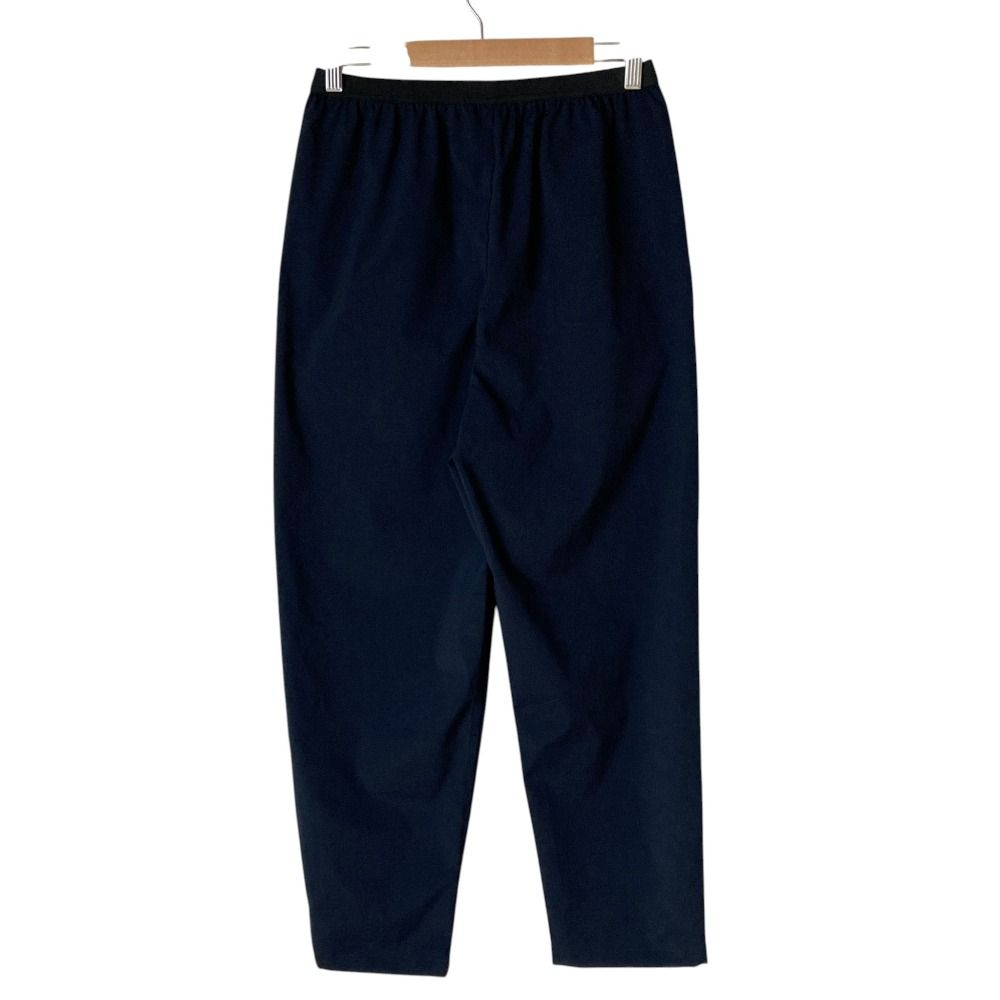 JULY NINE ふわかるパンツ　ネイビーＭ 美品 JULY NINE ジュライナイン ふわかるパンツ イージーテーパード