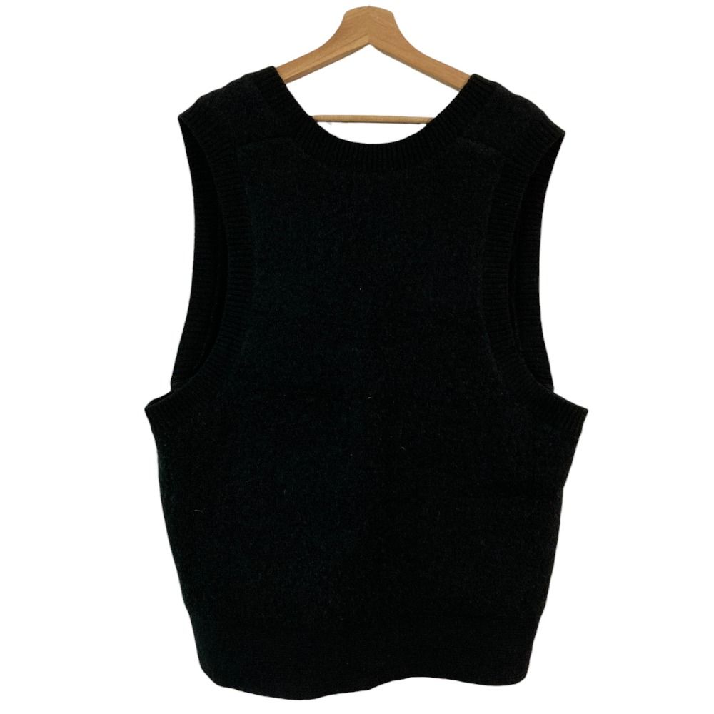 美品 MACHATT マチャット ニットベスト ブラック レディース 美品 MACHATT マチャット ニットベスト ブラック レディース