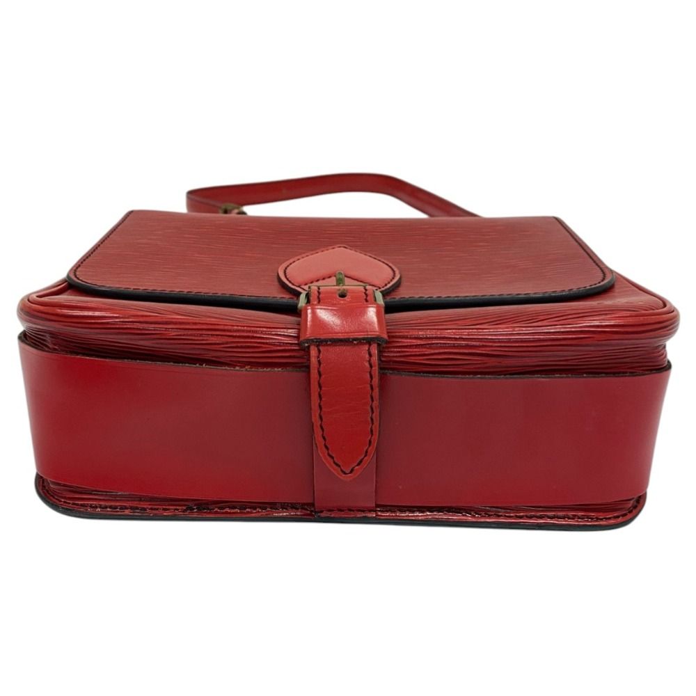 LOUIS VUITTON ルイヴィトン カルトシエール MM エピレザー ショルダーバッグ M52247 レッド レディース 古着 中古 USED LOUIS VUITTON ルイヴィトン カルトシエール MM エピレザー ショルダー