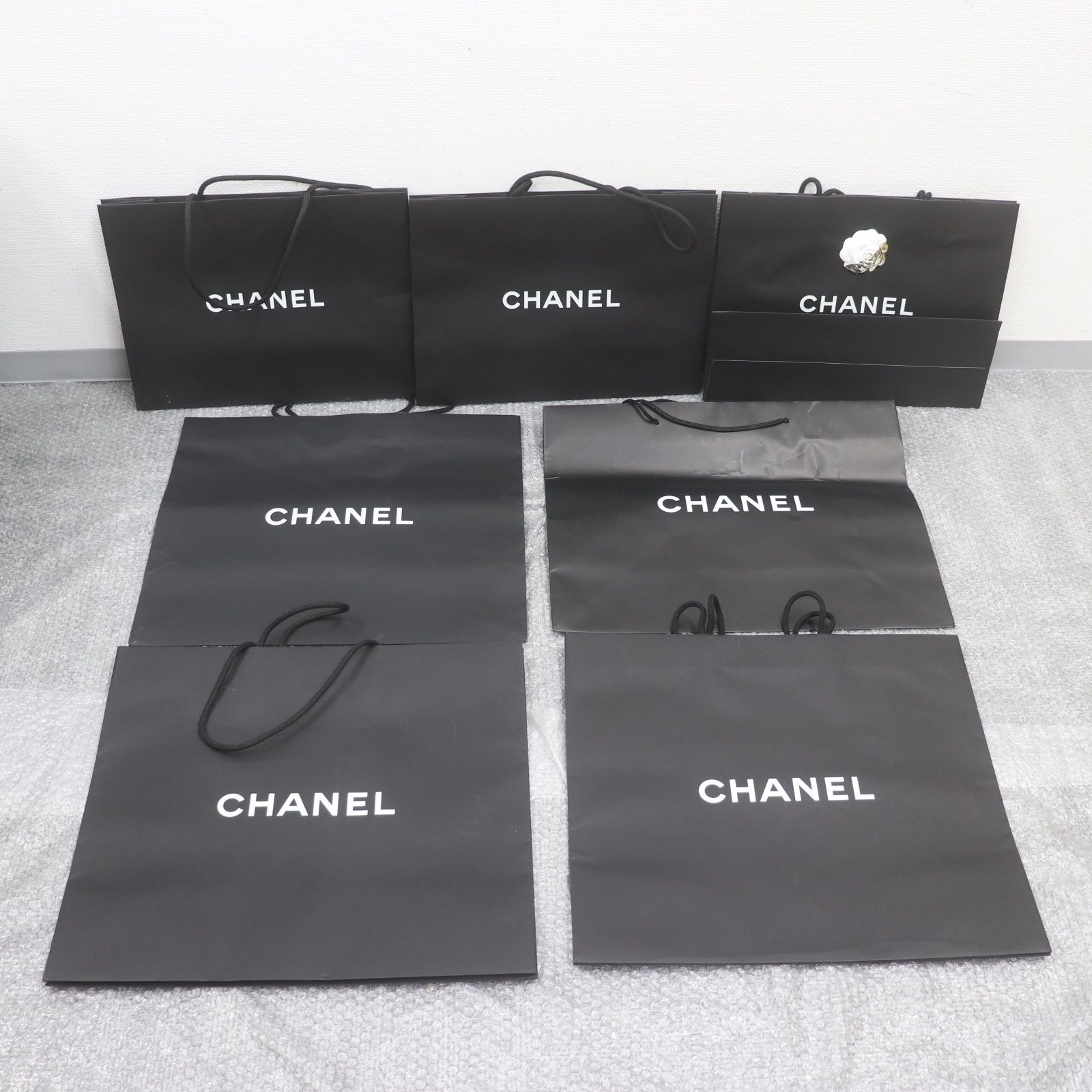 CHANEL 空箱 ケース 紙袋 CHANEL シャネル空箱ボックス保存袋ケース2点