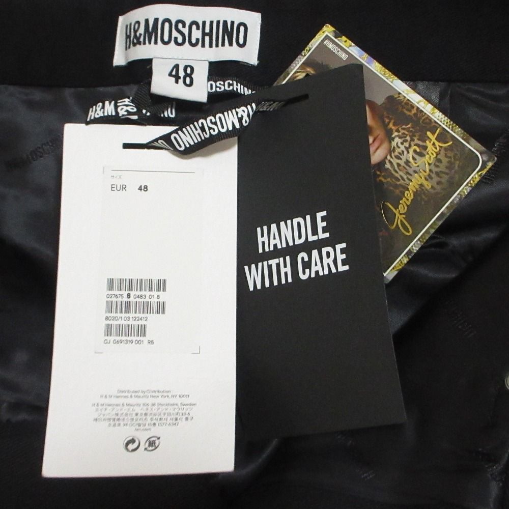 新品同様 H&MOSCHINO モスキーノ H&Mコラボ スパンコールパンツ サイズ