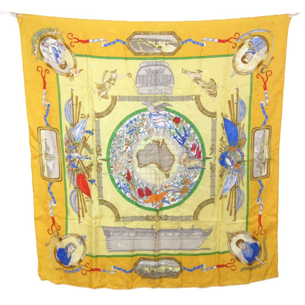 HERMES カレ90 GEOGRAPHE地理学者 【公式ショッピングサイト】