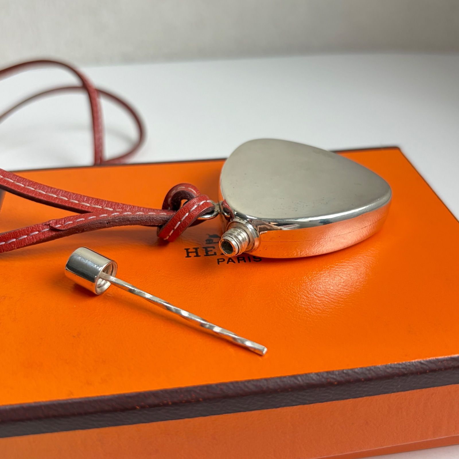 レア美品】エルメス HERMES パフューム ボトル ネックレス チョーカー 