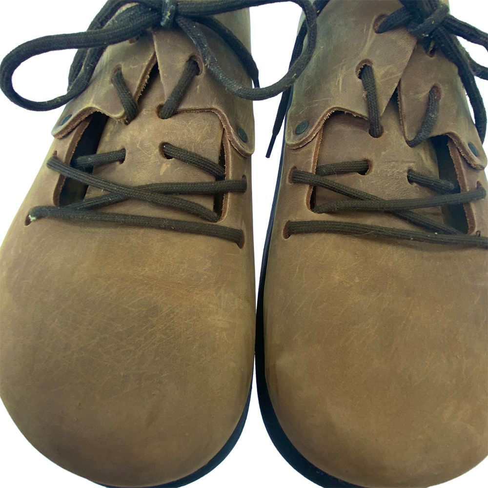 BIRKENSTOCK ビルケンシュトック Montana モンタナ オイルドヌバックレザー スエード ローカット スニーカー ブラウン系 28cm【中古】 BIRKENSTOCK ビルケンシュトック Montana モンタナ オイルドヌバック