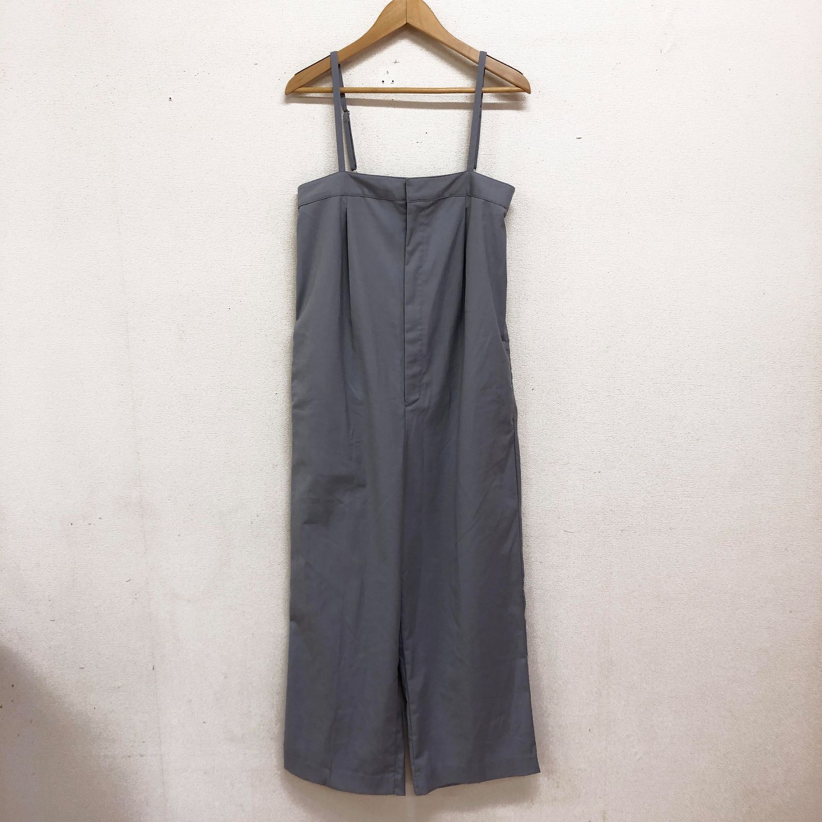 ナノユニバース 25SS ベアオールインワン サロペット バックゴム 