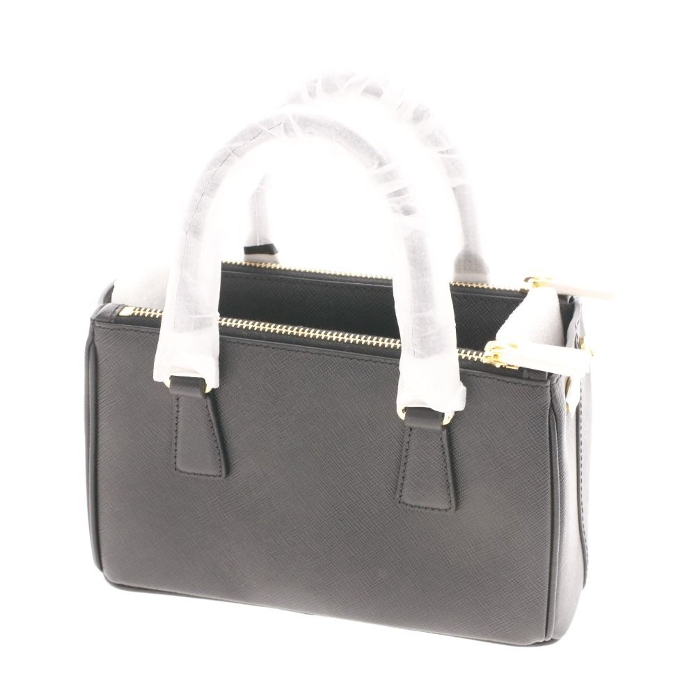 □ PRADA プラダ ガレリア サフィアーノレザー ミニバッグ 1BA916 鞄 