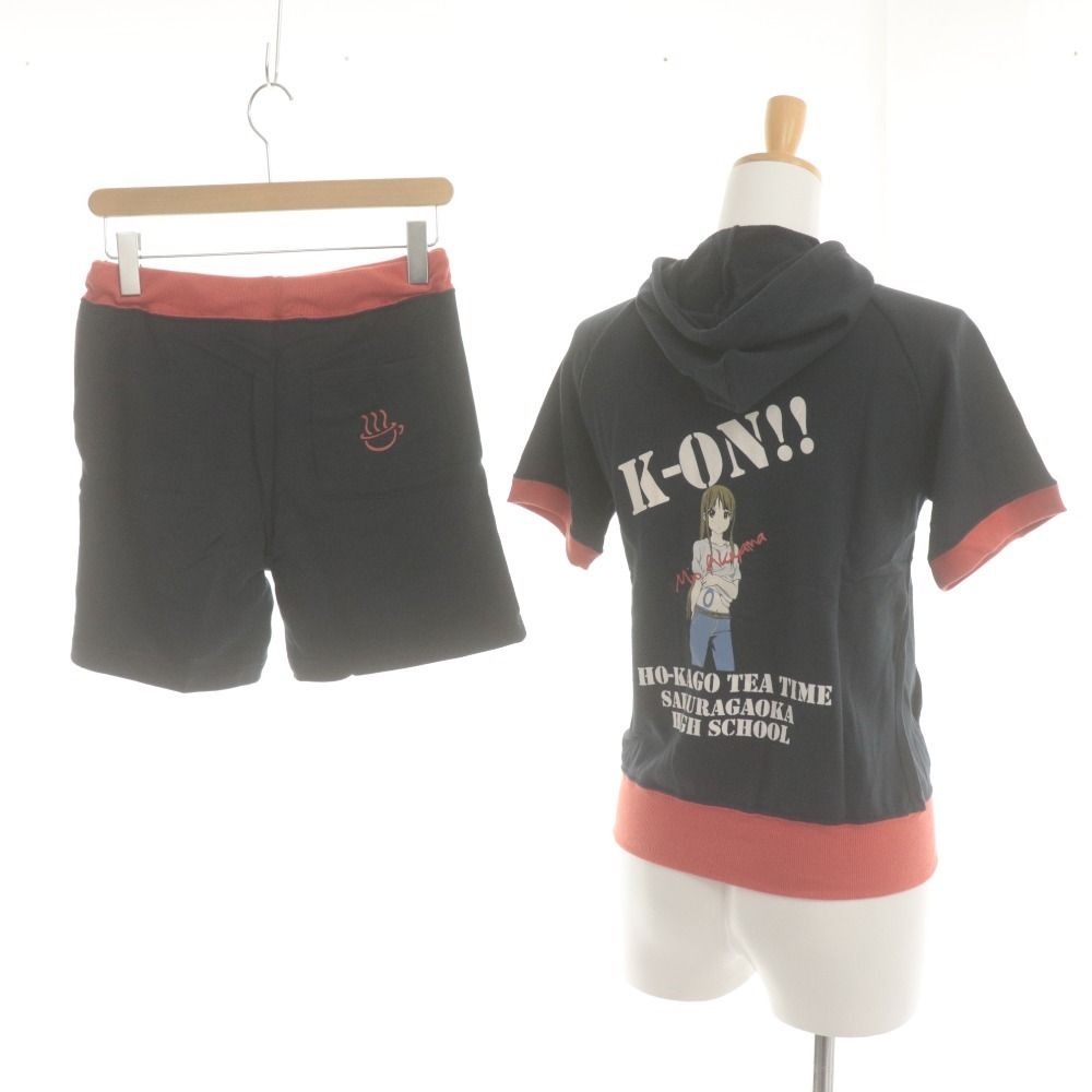 □ けいおん! 秋山澪 半袖プリントパーカー x ショートパンツ