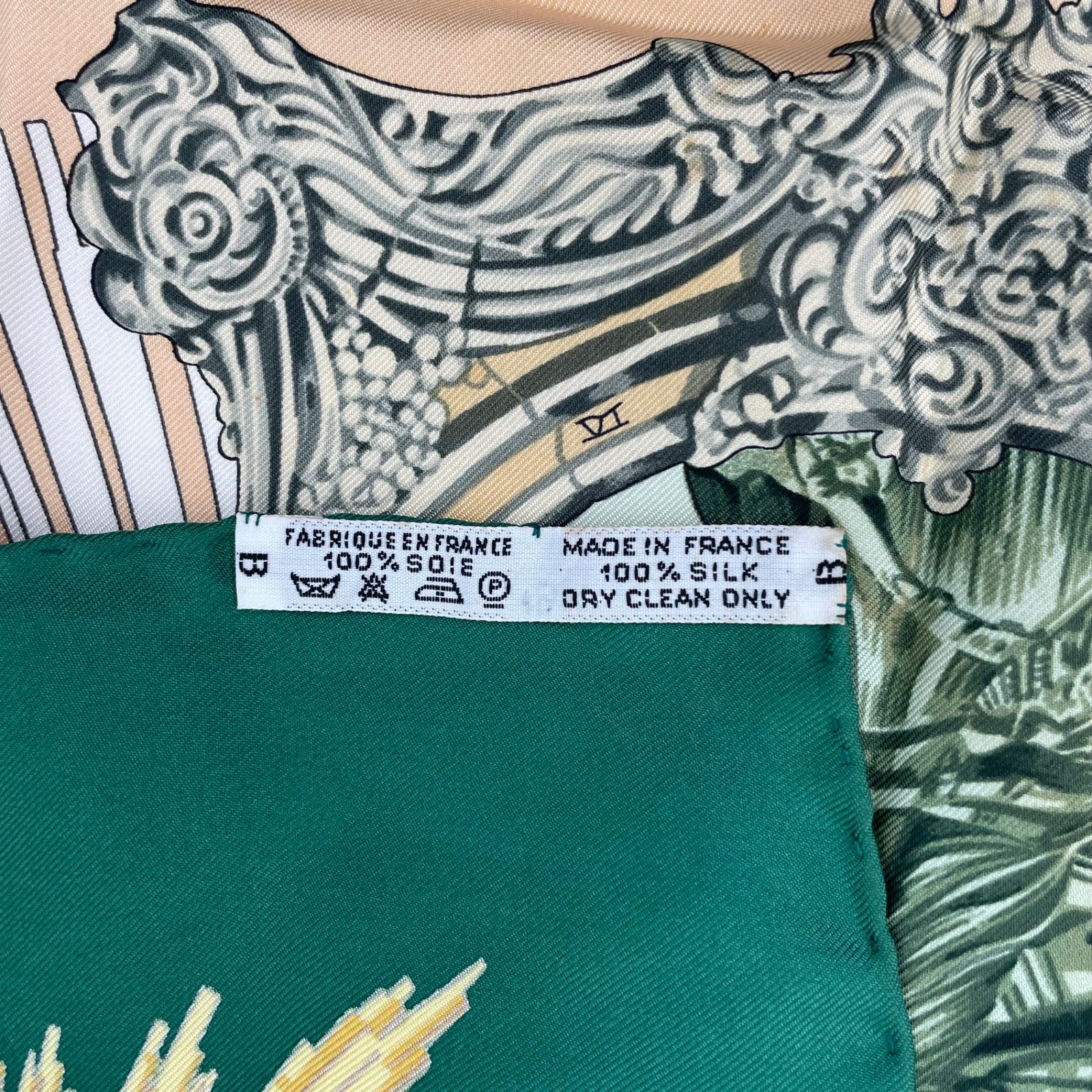 HERMES エルメス スカーフ シルク カレ90 SANSSOUCY サンスーシ宮殿 