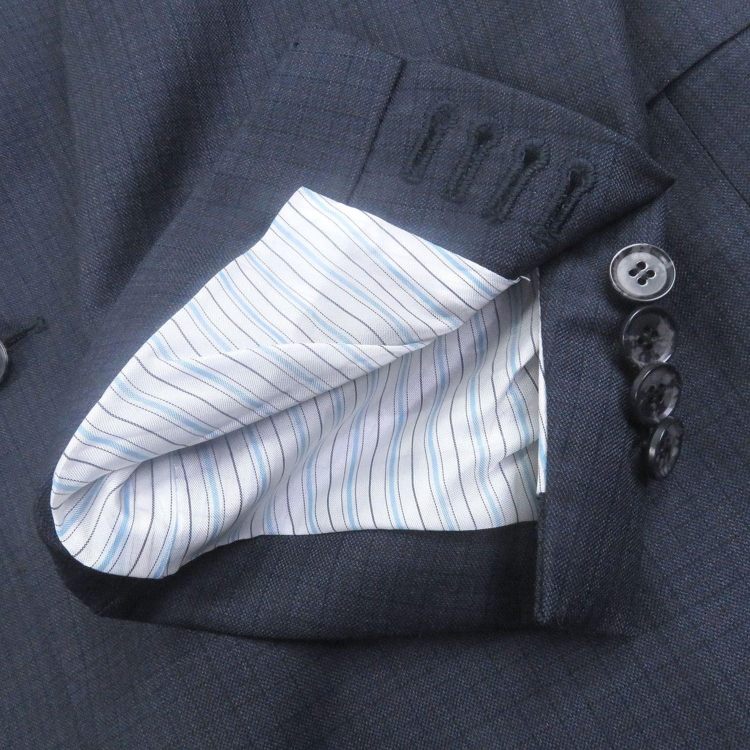 極美品□Sartorio サルトリオ ウール100％ チェック柄 シングルスーツ