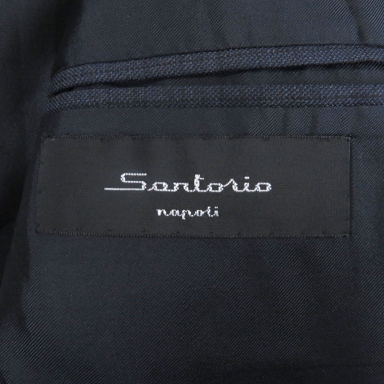 極美品□Sartorio サルトリオ ウール100％ チェック柄 シングルスーツ