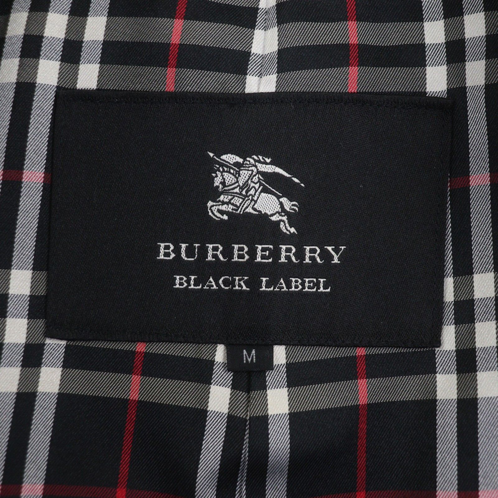 良品▽BURBERRY BLACK LABEL バーバリーブラックレーベル 裏地チェック