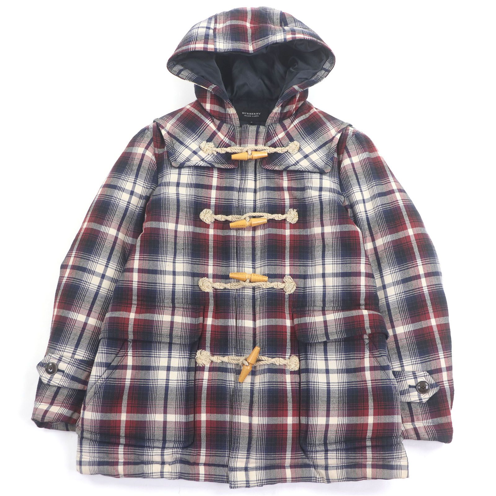 極美品□BURBERRY BLACK LABEL バーバリーブラックレーベル チェック柄