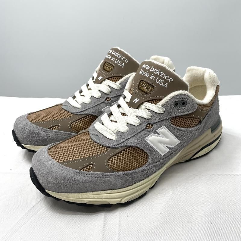 中古】New Balance 993 28.5cm U993GG スニーカー グレー ベージュ 