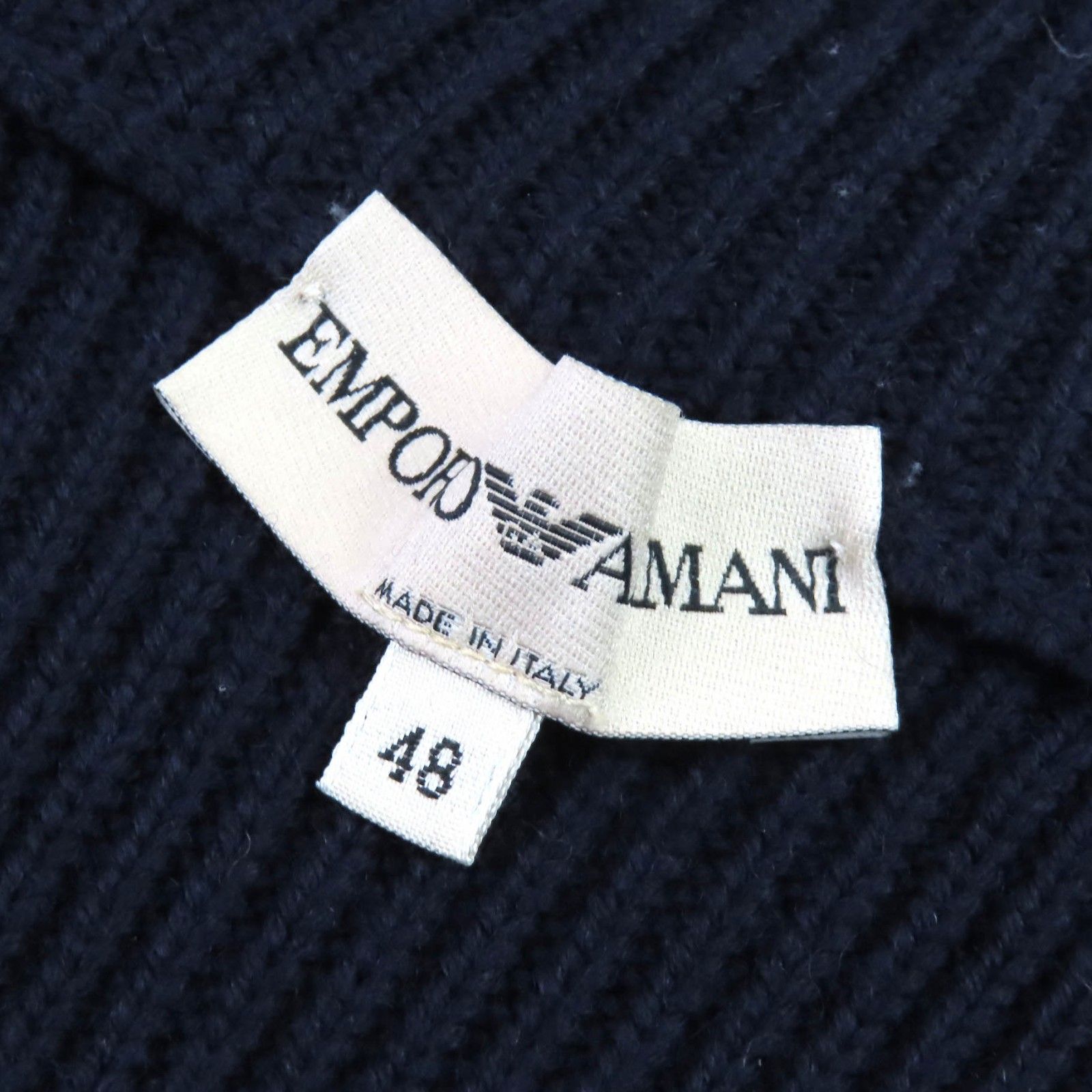 極美品△EMPORIO ARMANI エンポリオ アルマーニ ヴィンテージ ウール 
