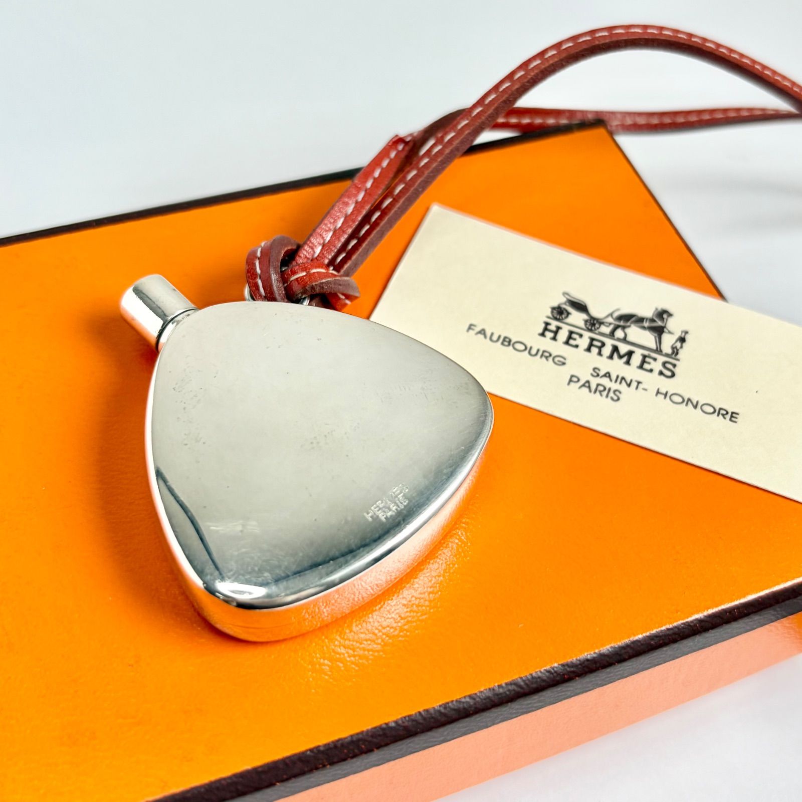 美品エルメス 【即決】エルメス パフュームボトル 香水ケース HERMES