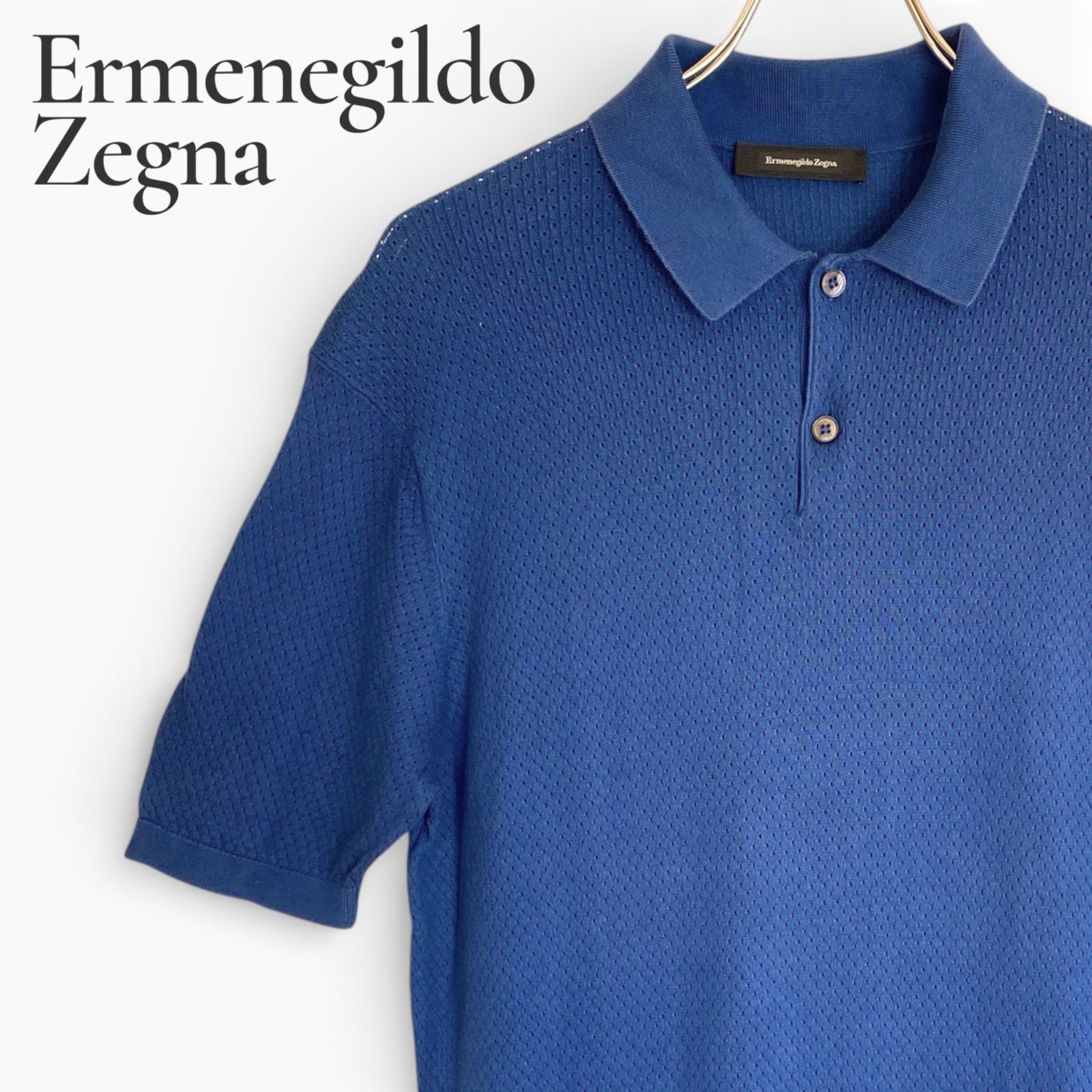 Ermenegildo Zegna エルメネジルドゼニア ネイビー メンズ トップス 