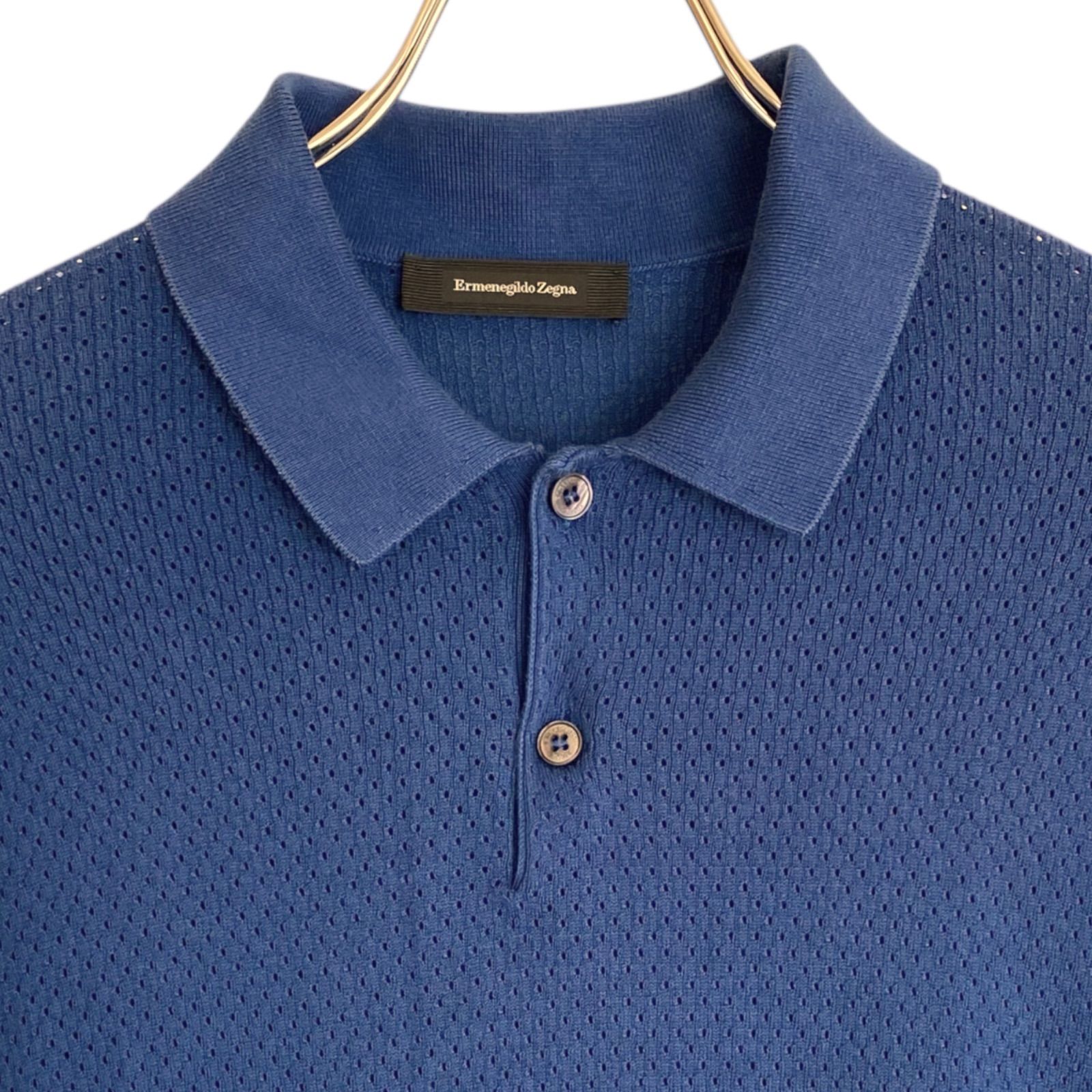Ermenegildo Zegna エルメネジルドゼニア ネイビー メンズ トップス 