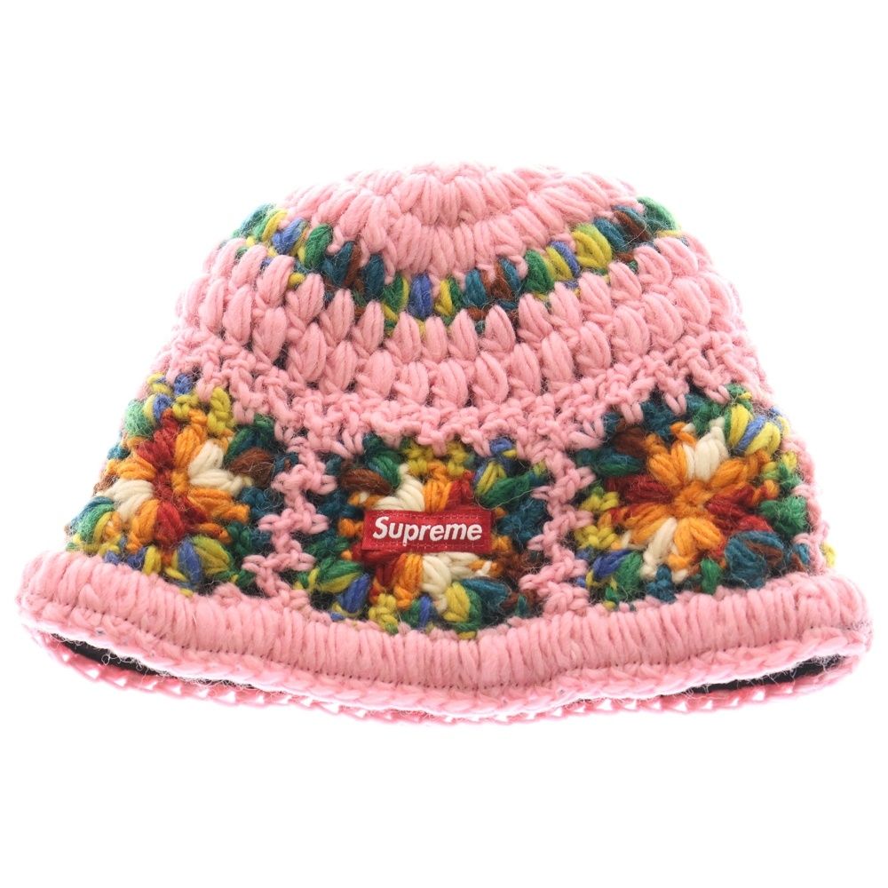 【新品未使用タグ付き】Supreme シュプリーム クロシェビーニー ピンク SUPREME (シュプリーム) 25SS Crochet Beanie クロシェ ビーニー
