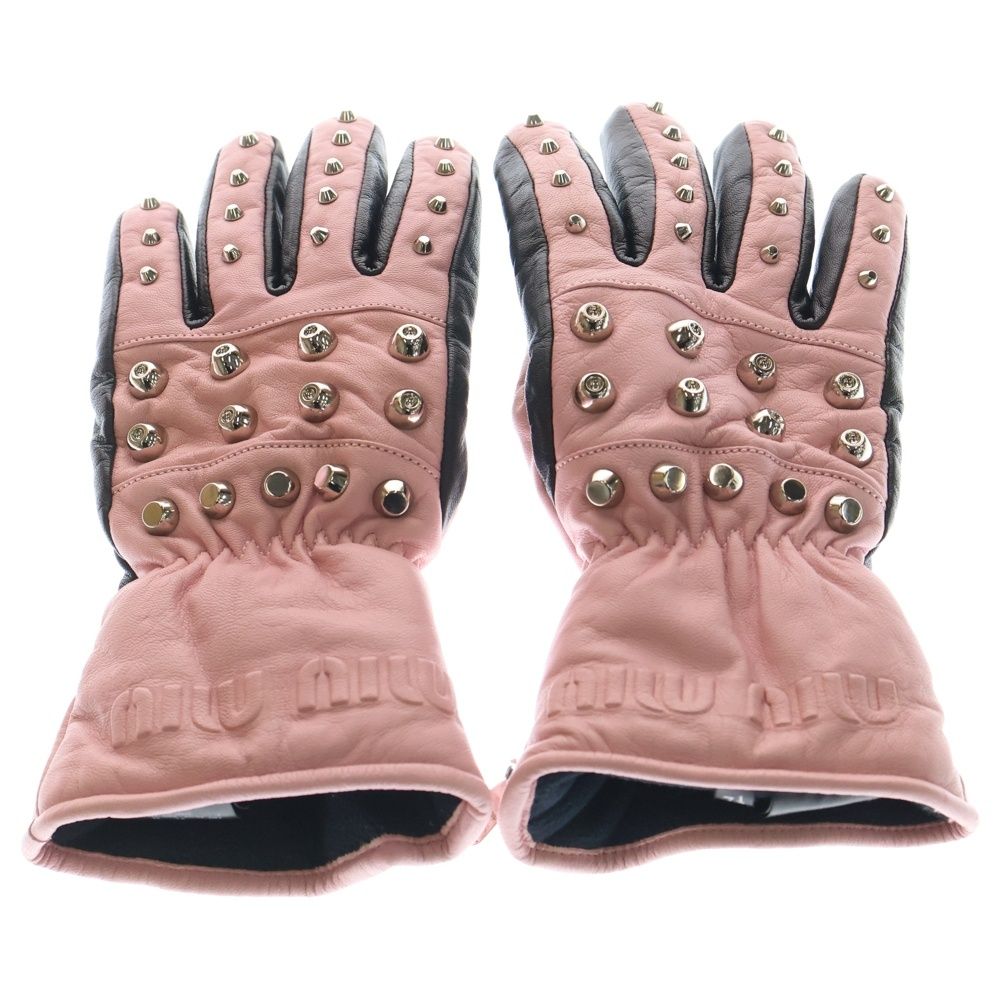 miumiu (ミュウミュウ) 21SS Study Nappa Leather Glove スタディ