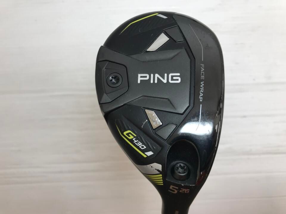 ピン G430 26度 ALTA J CB BLACK Sフレックス ユーティリティ 中古
