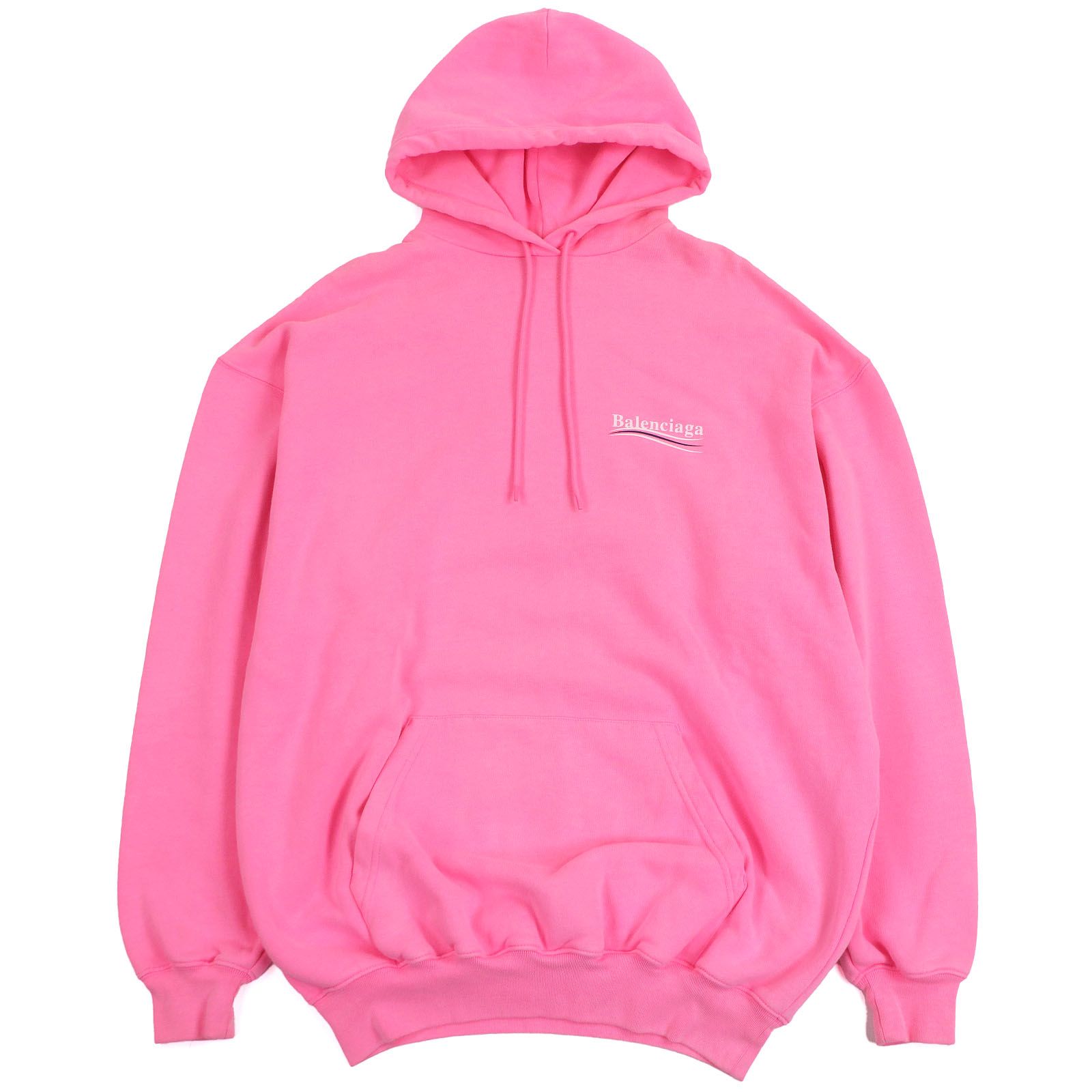 極美品□BALENCIAGA バレンシアガ 578135 キャンペーンロゴプリント 