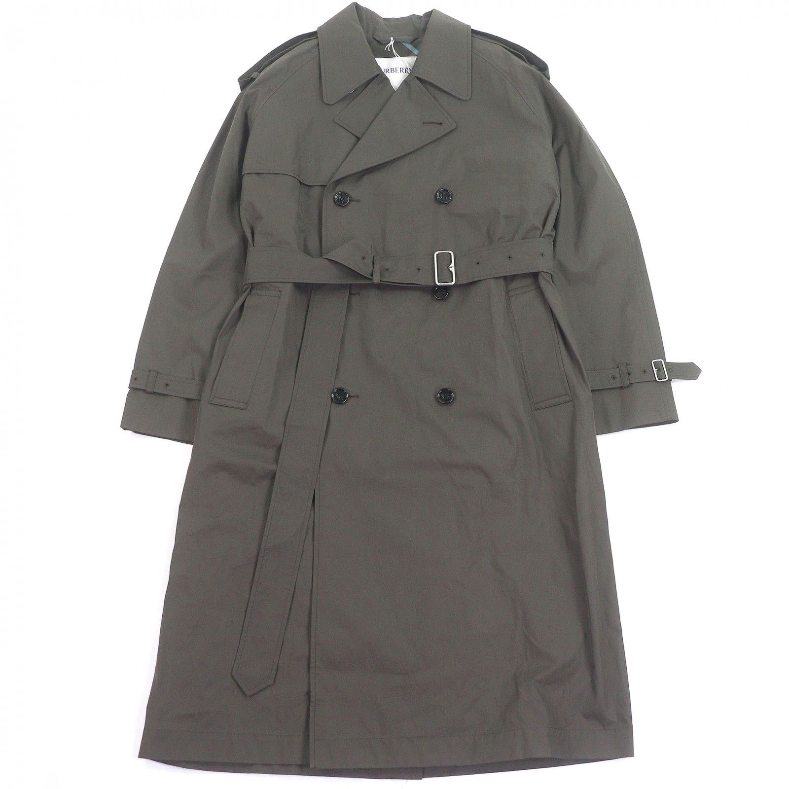 未使用品□BURBERRY バーバリー 8078720 コットン100％ 裏チェック柄 
