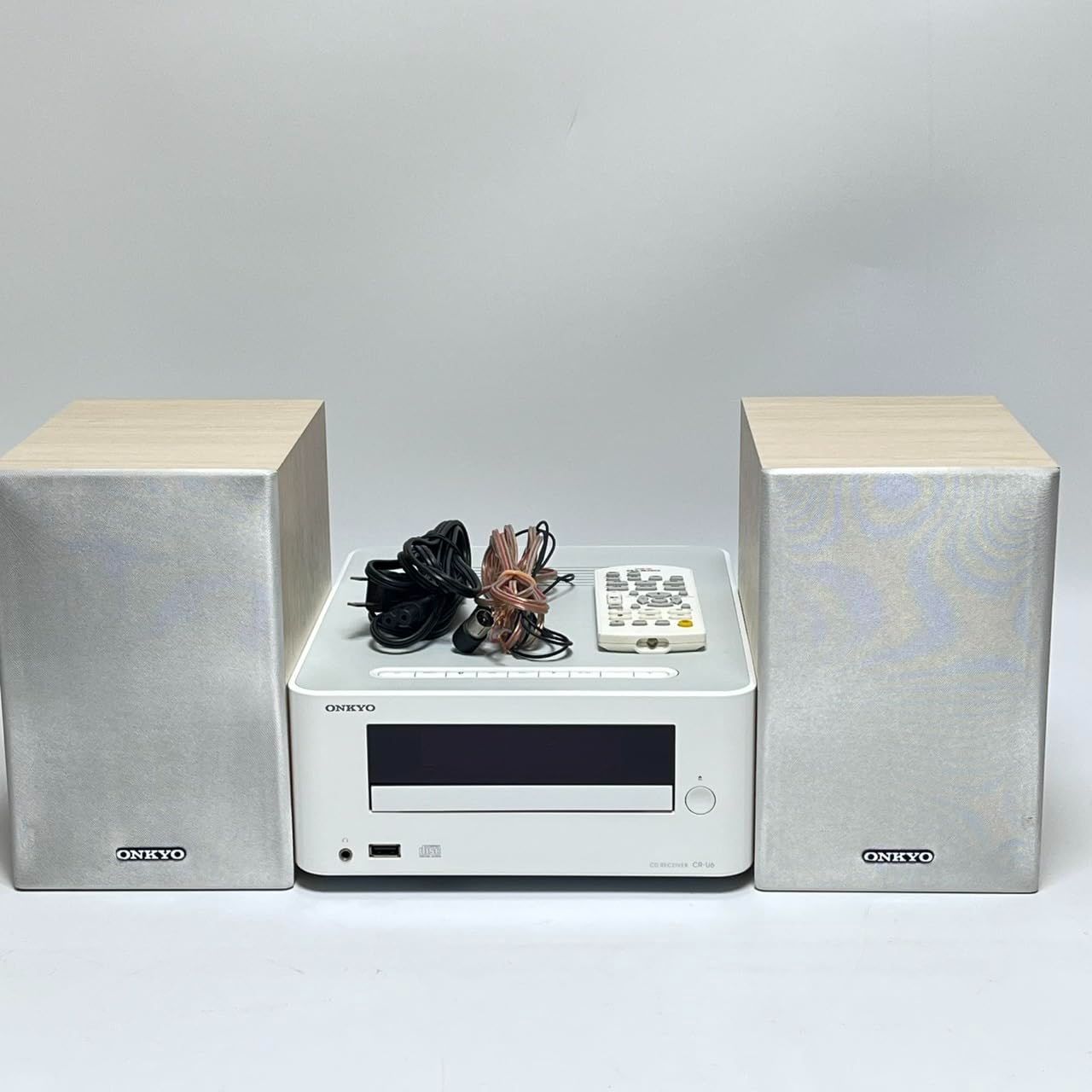 ONKYO CDレシーバーシステム ホワイト CR-U6 【公式通販】