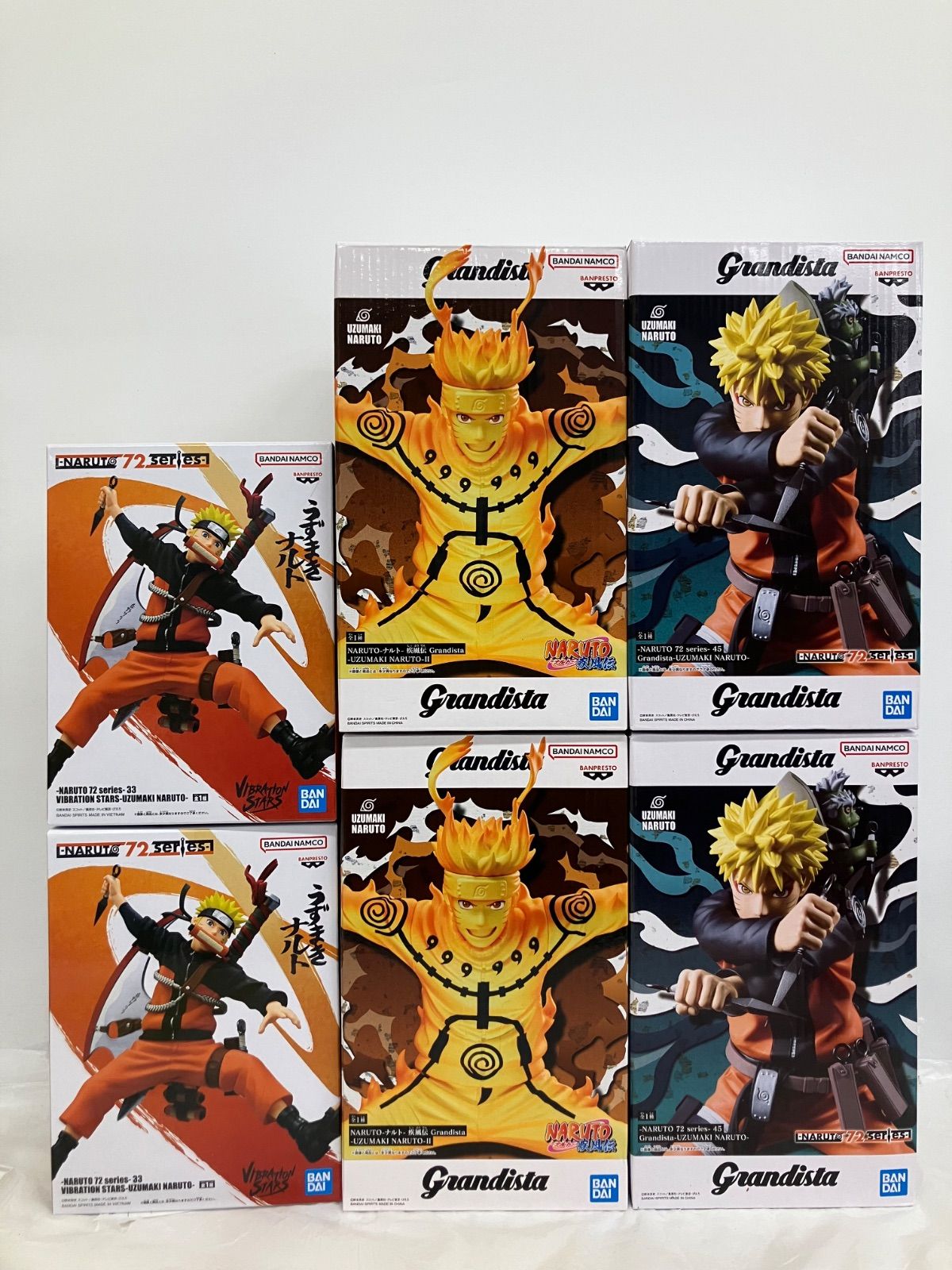 NARUTO ナルト 疾風伝 忍界造形列伝 波風ミナト フィギュア 6体セット 