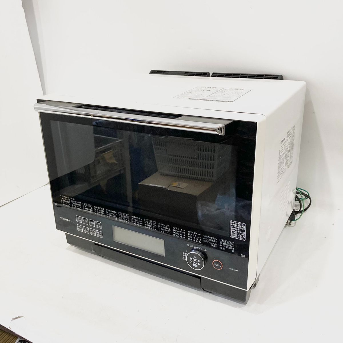 東芝 石窯ドーム スチームオーブンレンジ ER-SD3000(W) ホワイト 庫内 
