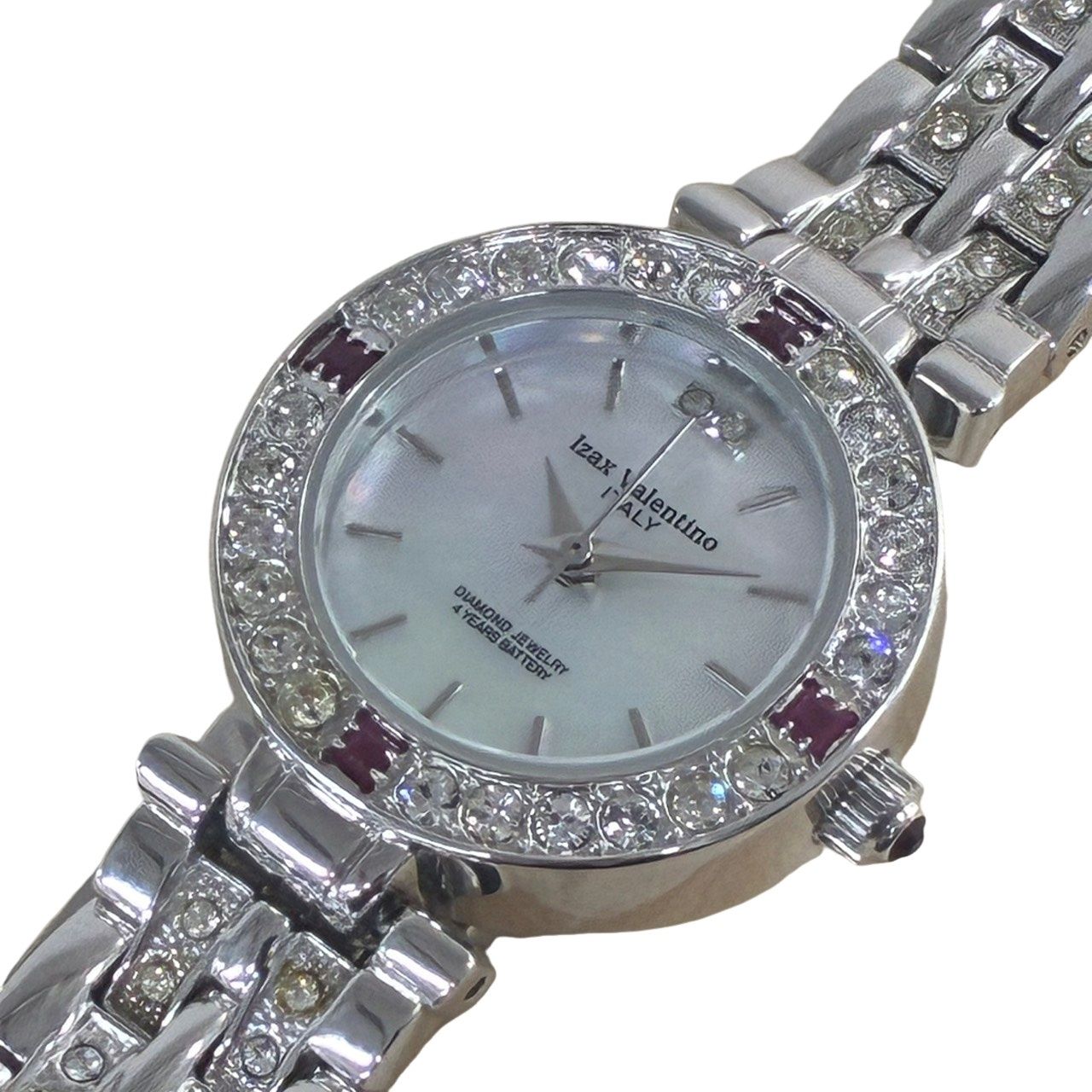 Izax Valentino アイザックバレンチノ ルビー ドレスウオッチ IVL-9100
