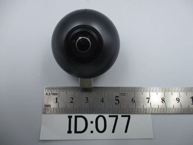 ID:077　未開封　VRカメラ　OMNI shot mini　OCAM-VRU01BK　双眼 360°カメラ