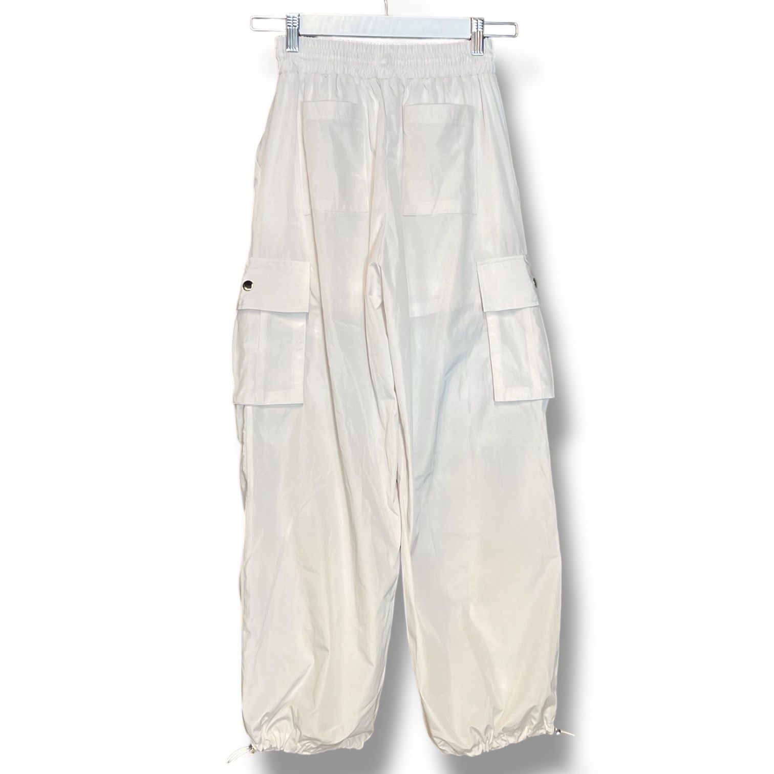 POPPY ポピー GATHER RIBBON CARGO PANTS ギャザーリボンカードパンツ