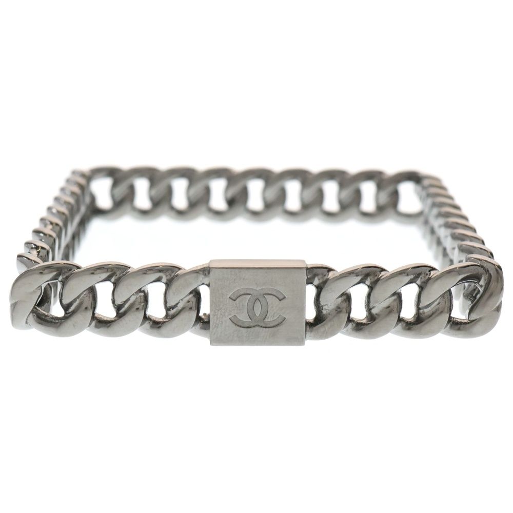 CHANEL (シャネル) ココマーク チェーンリンク スクエアバングル