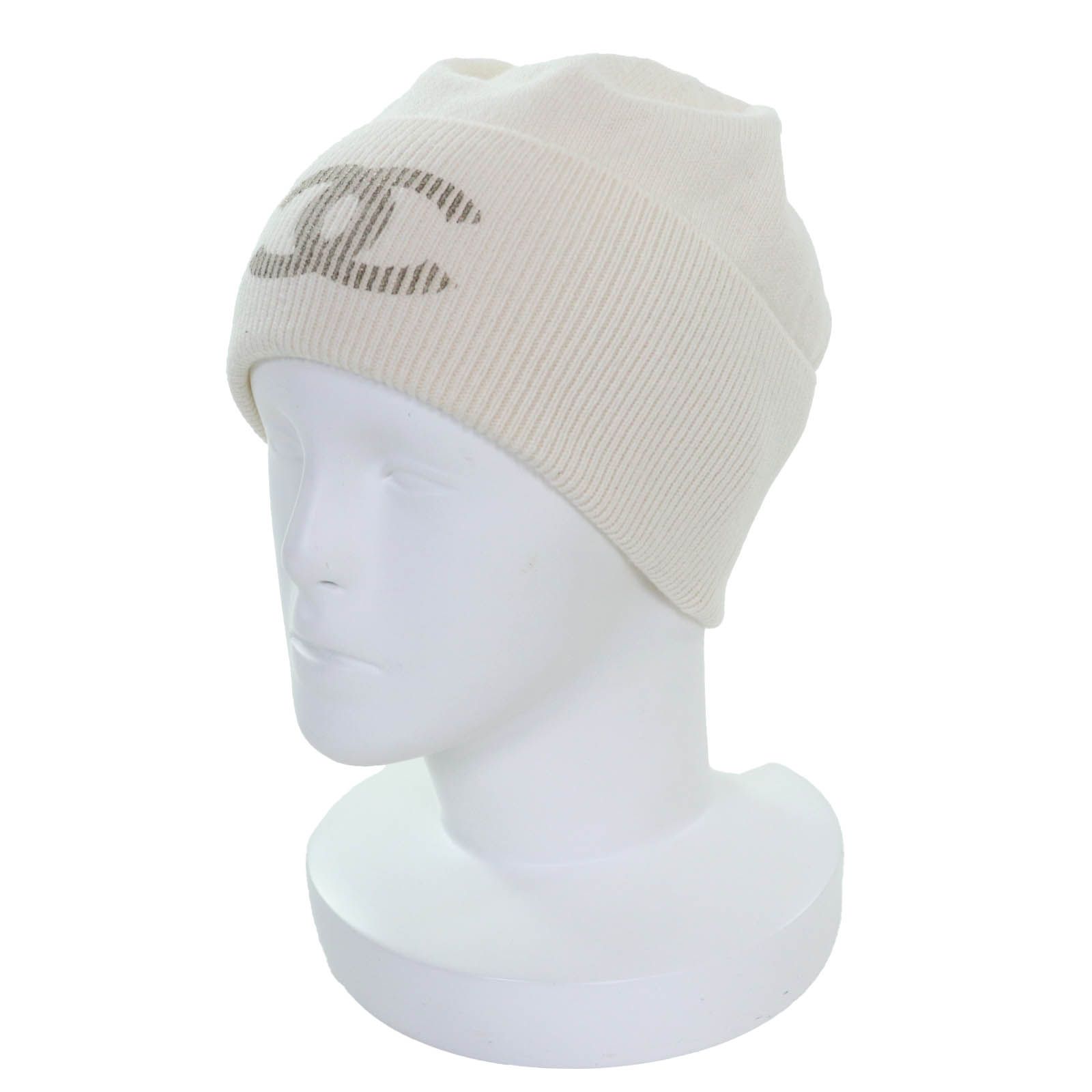 CHANEL ホワイト ニット帽 CHANEL（シャネル） ニット帽 公式通販 CHANEL ホワイト ニット帽